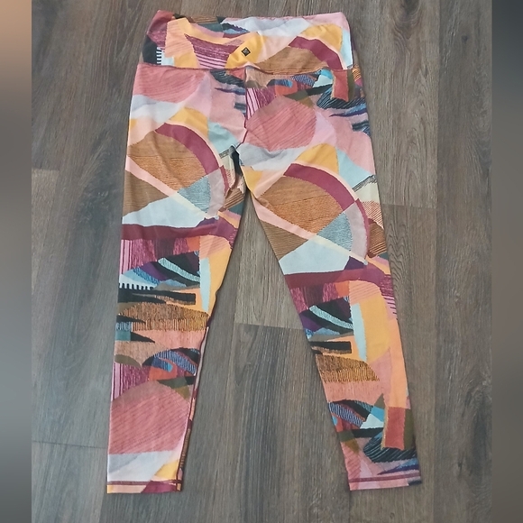 Prana Kimble Multicolor Abstract Leggings Sizr XL - Picture 3 of 5
